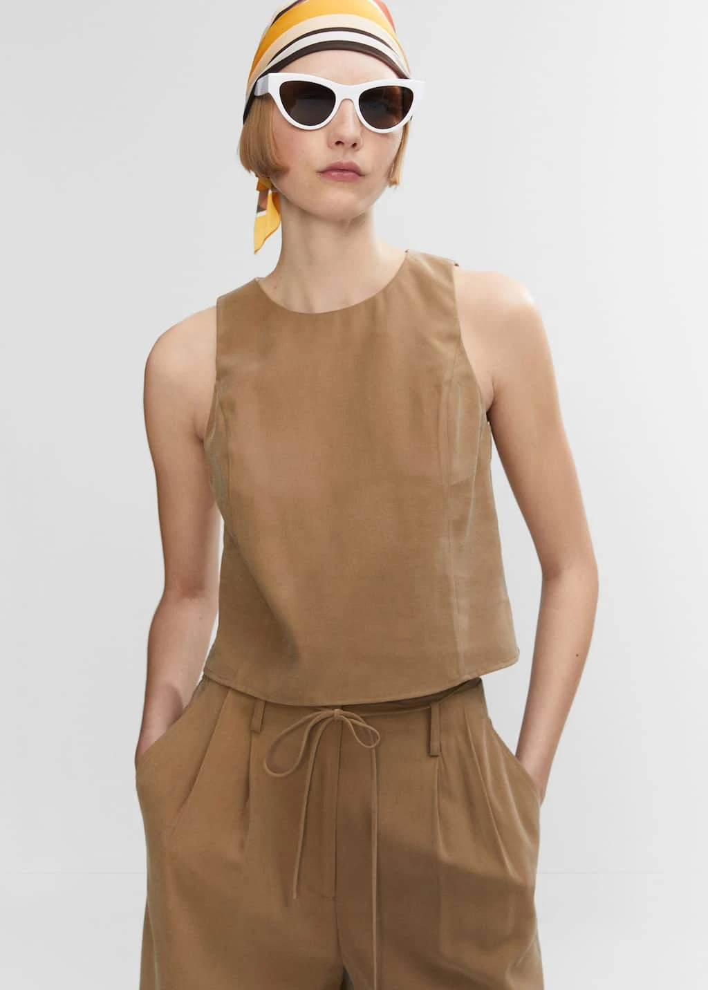 Crop Top Bretelles Larges – Image 7