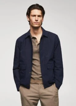 Veste Légère Coton Poches