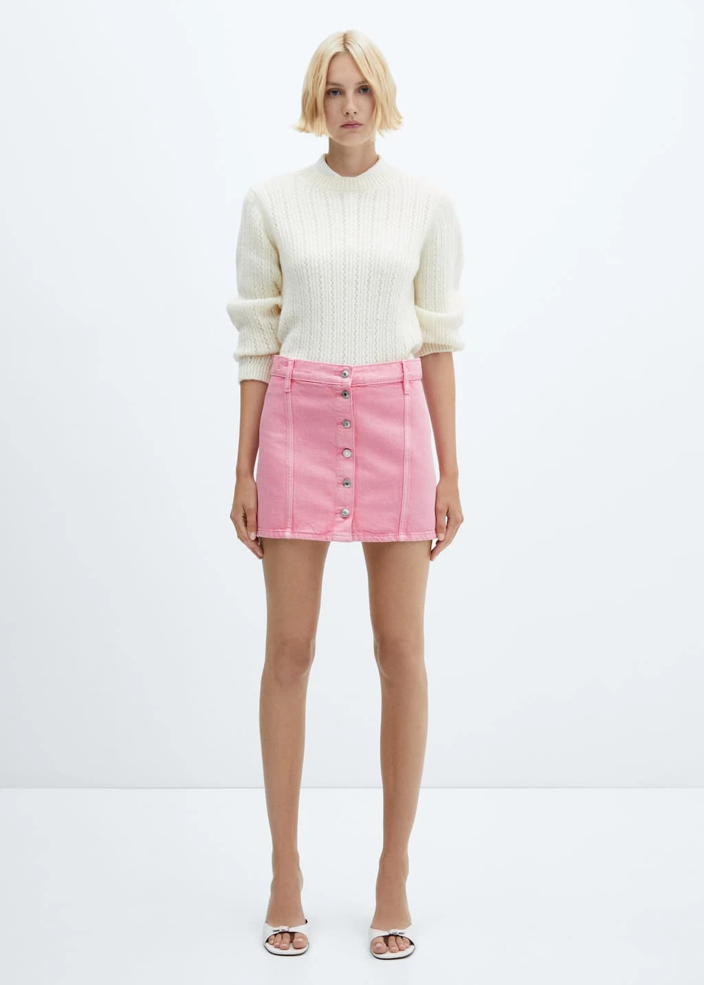 Minijupe En Jean Boutons – Image 2