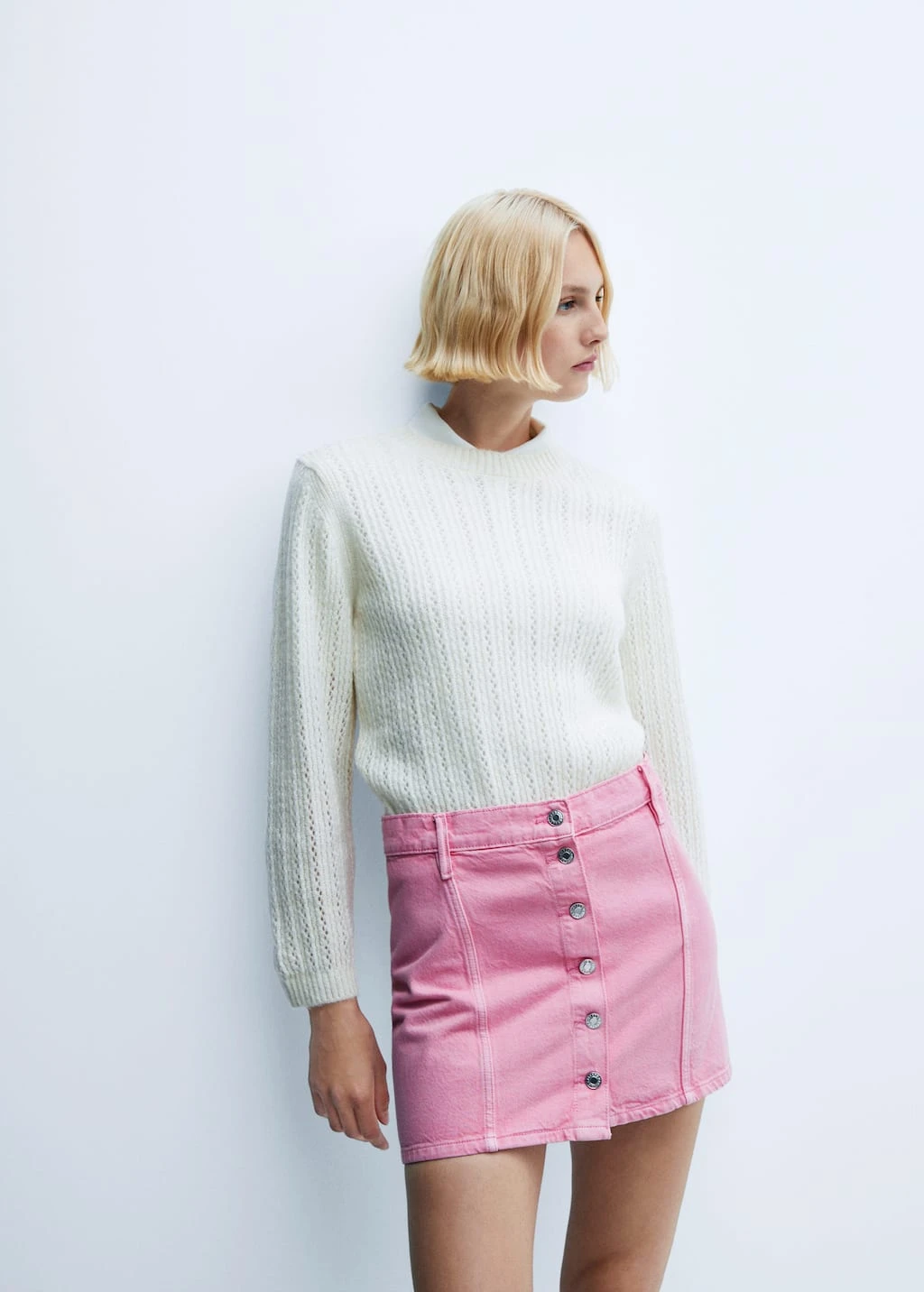 Minijupe En Jean Boutons – Image 5