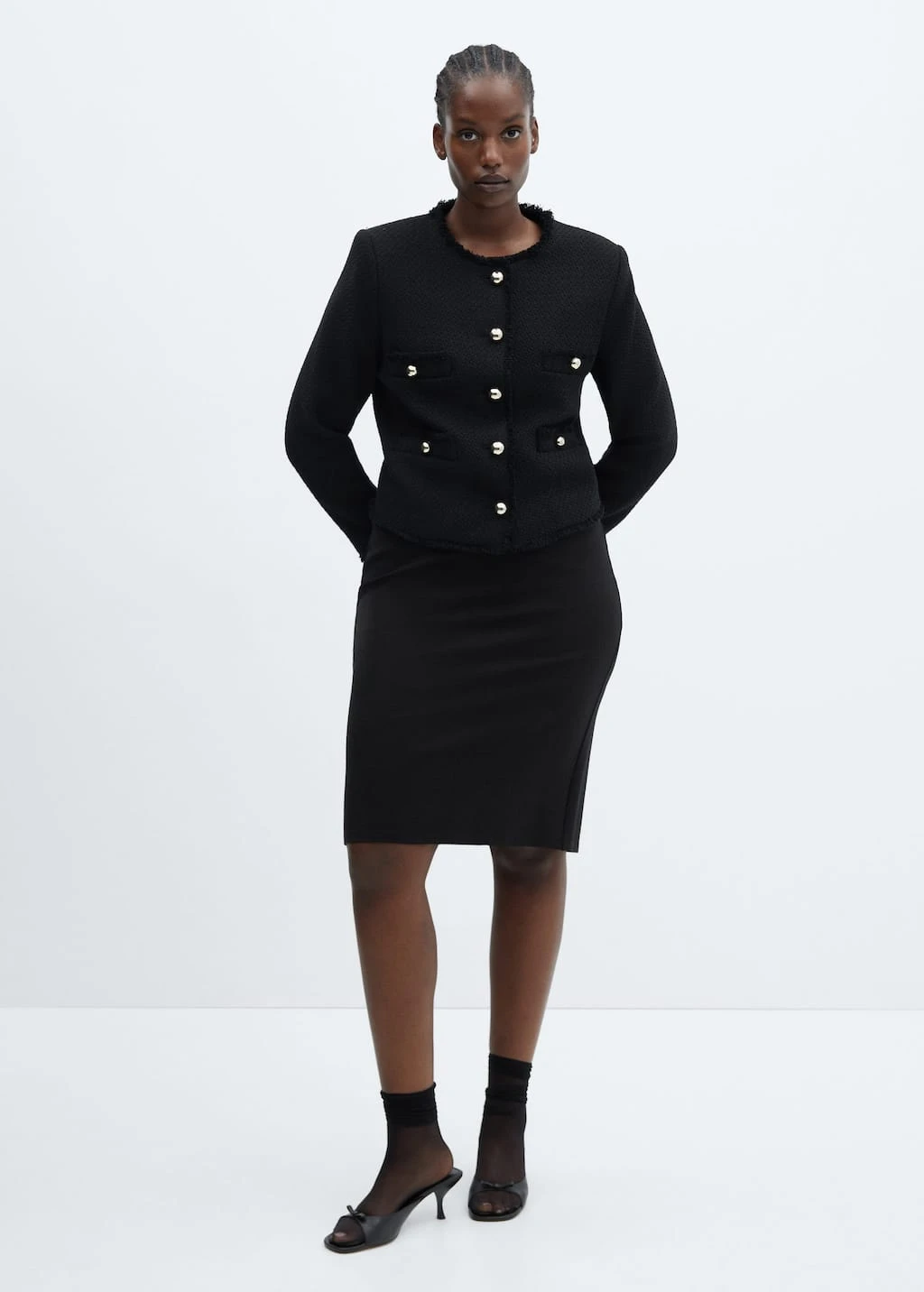 Jupe Crayon Fendue – Image 6