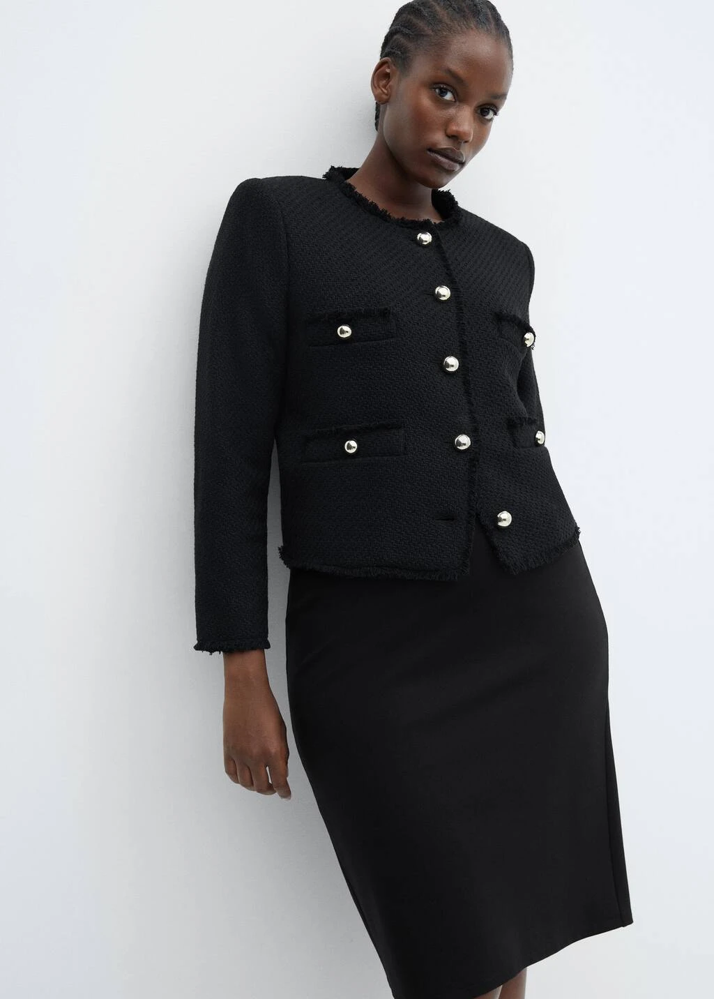 Jupe Crayon Fendue – Image 8