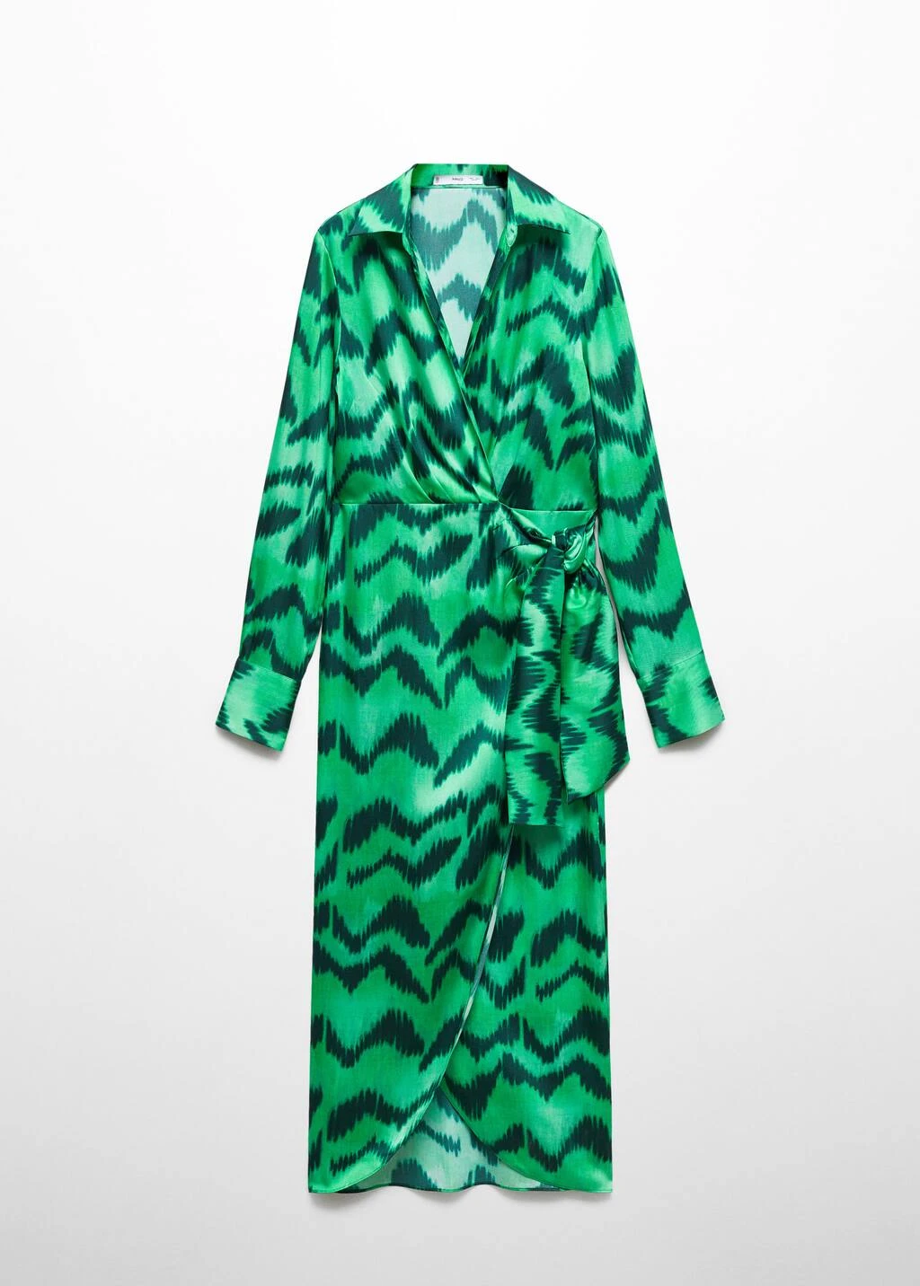 Robe Chemise Satinée Imprimée – Image 10