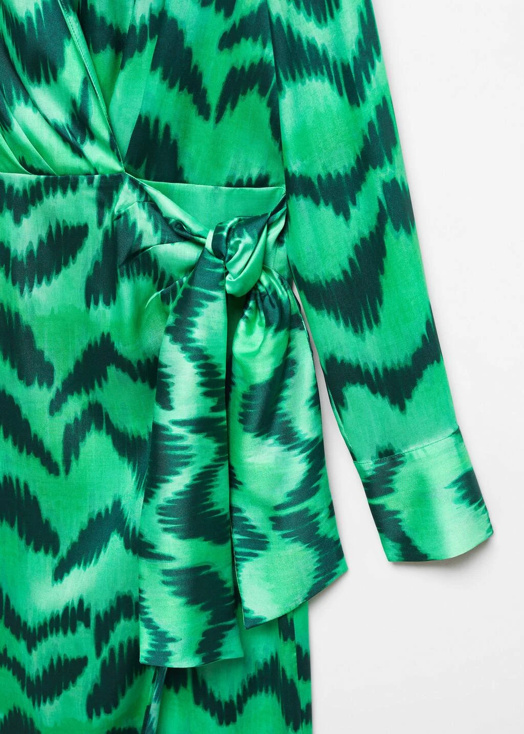 Robe Chemise Satinée Imprimée – Image 9