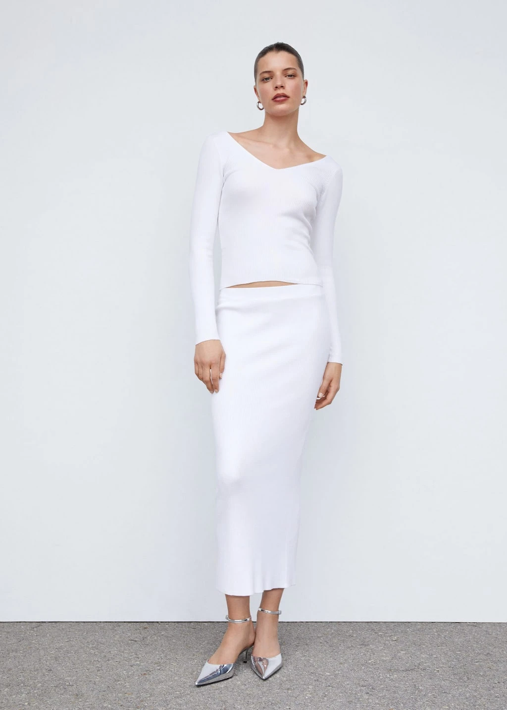 Jupe Crayon En Maille – Image 2