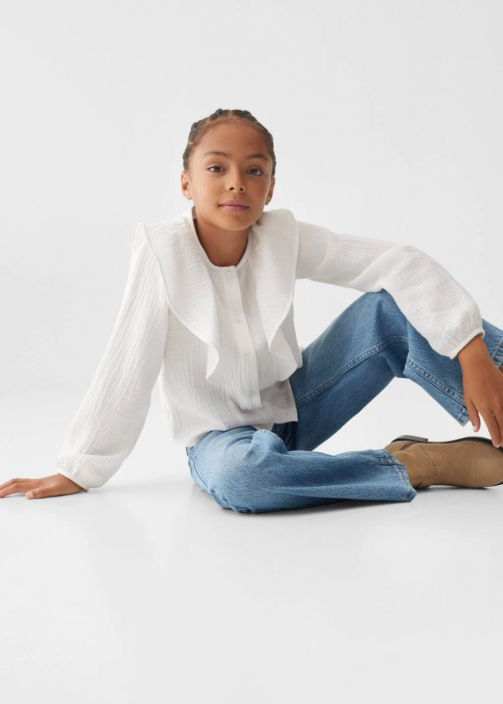 Blouse Coton à Volants – Image 4