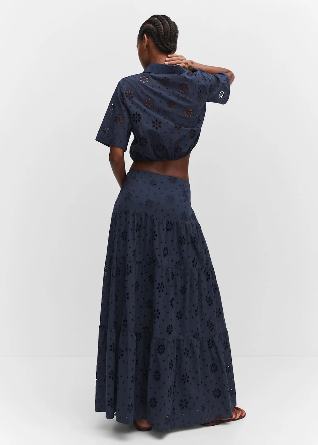 Jupe Brodée évasée – Image 3