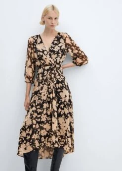 Robe Fluide à Imprimé Floral