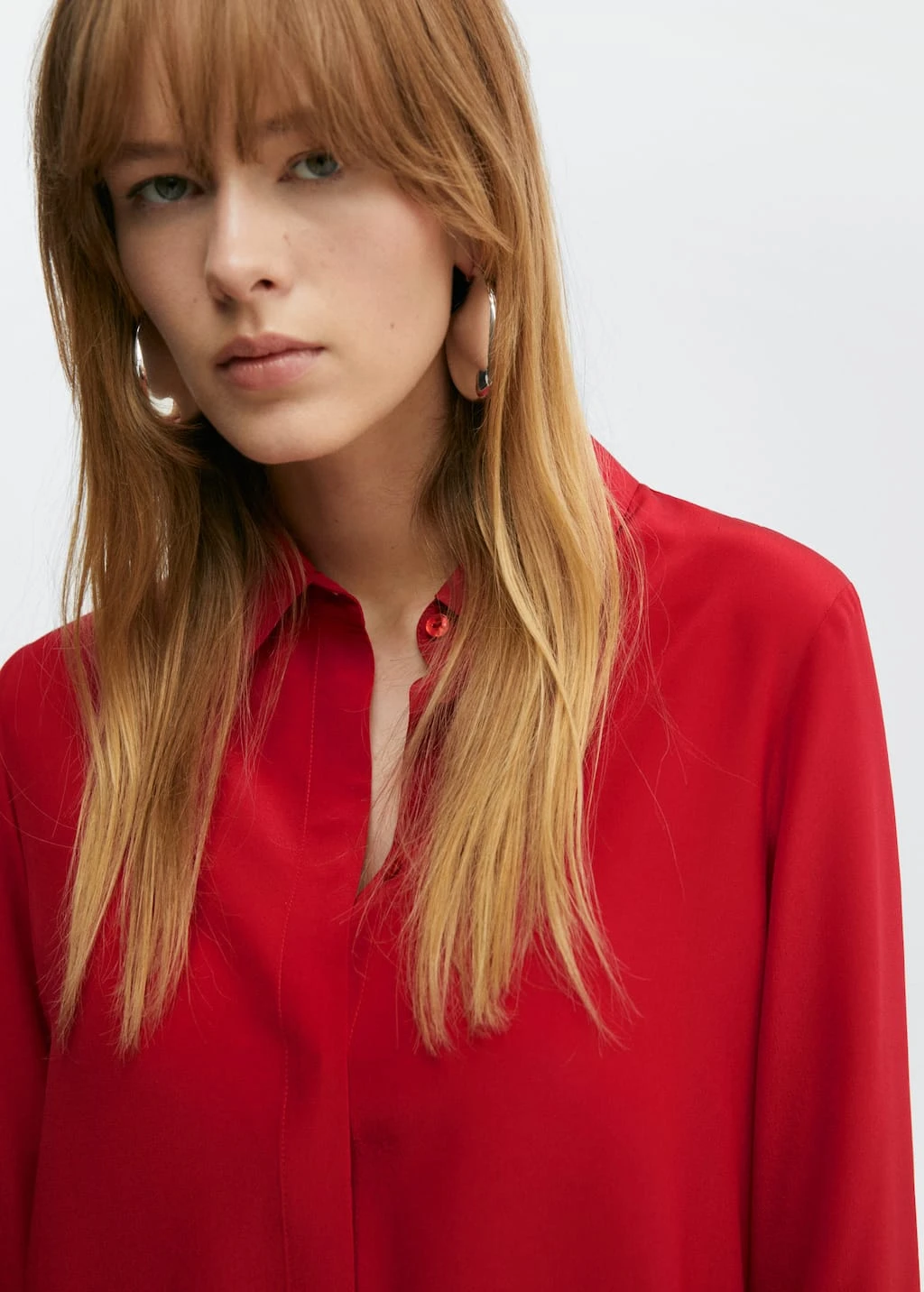 Chemise Soie Boutons DissimulĂ©s â Image 15