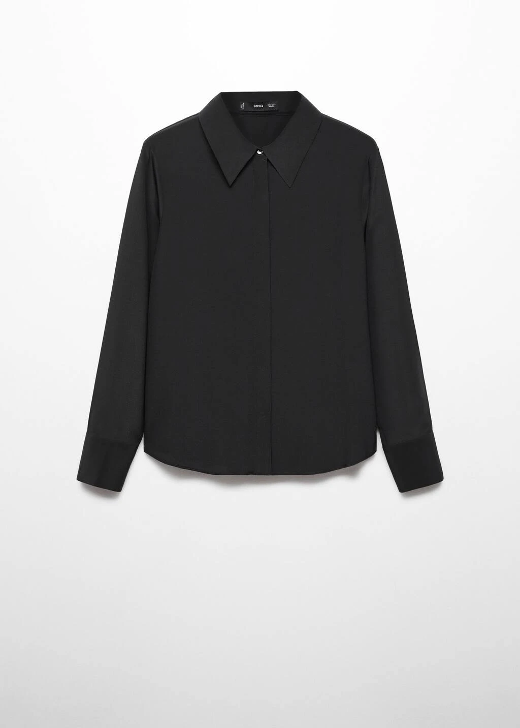 Chemise Soie Boutons DissimulĂ©s â Image 12