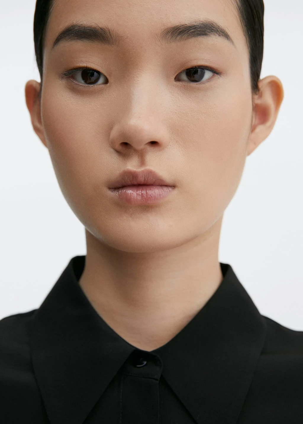 Chemise Soie Boutons DissimulĂ©s â Image 10