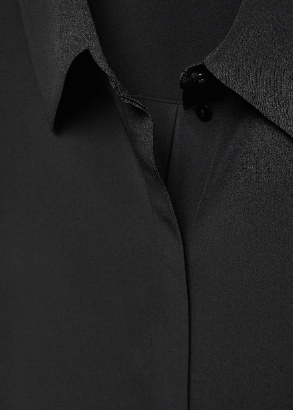 Chemise Soie Boutons DissimulĂ©s â Image 11