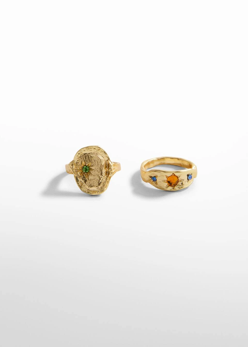 Lot Bagues Détail Cristal