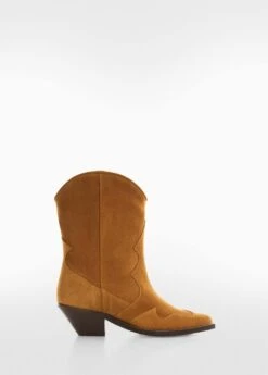 Bottines Cuir Suède Cow-boy