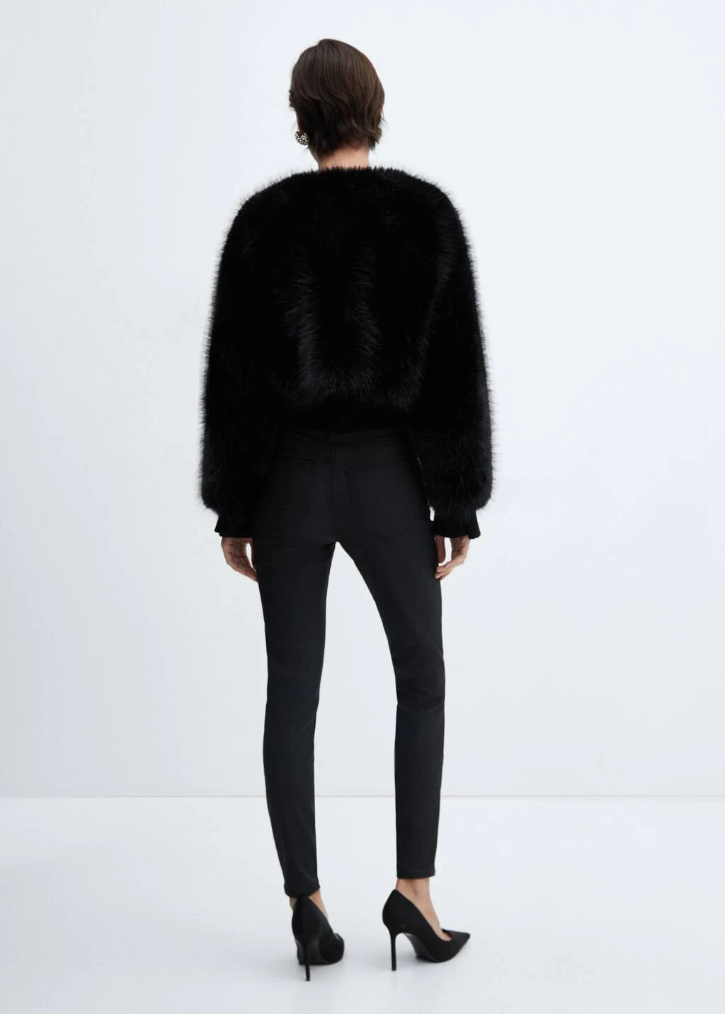 Jean Skinny Taille Haute Enduit â Image 3