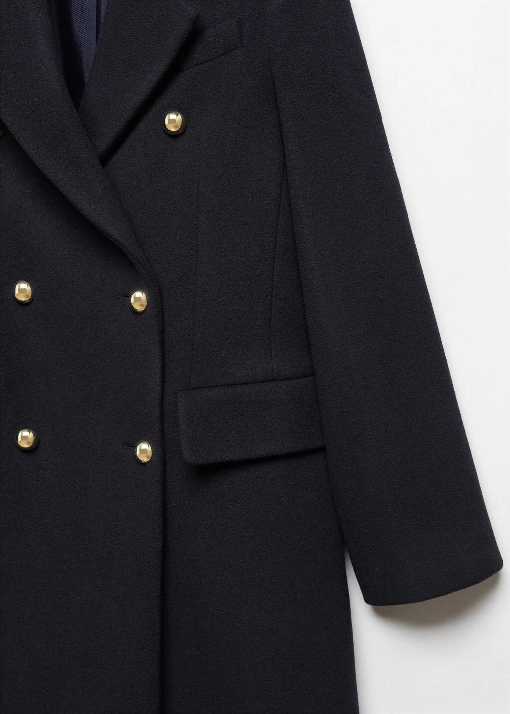 Manteau Laine Croisé Boutons – Image 8