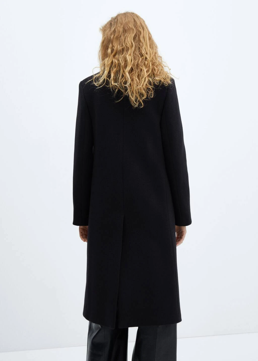 Manteau Laine Croisé Boutons – Image 3