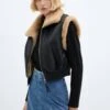 Gilet Bomber Double Face