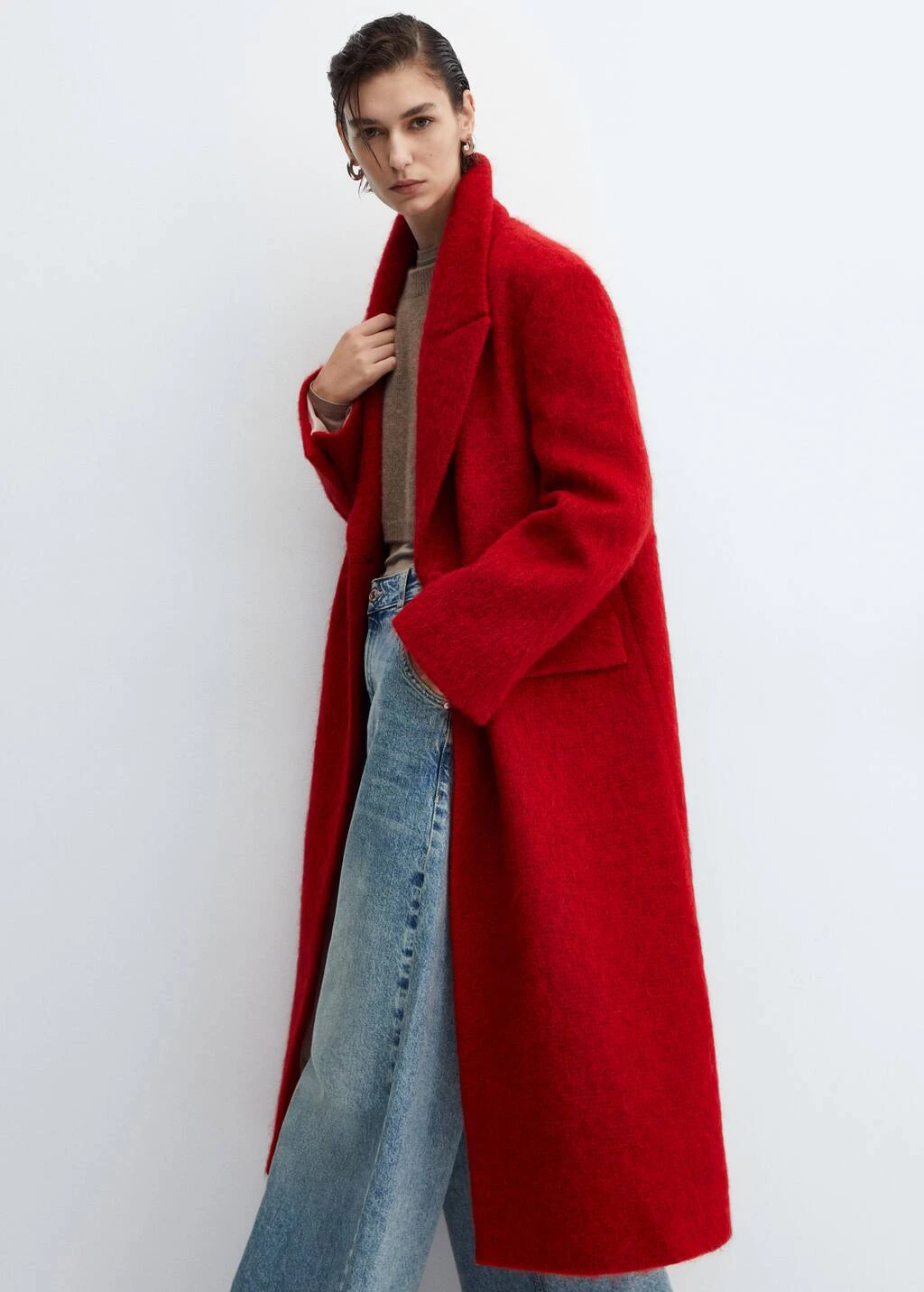 Manteau Long Laine Alpaga – Image 5