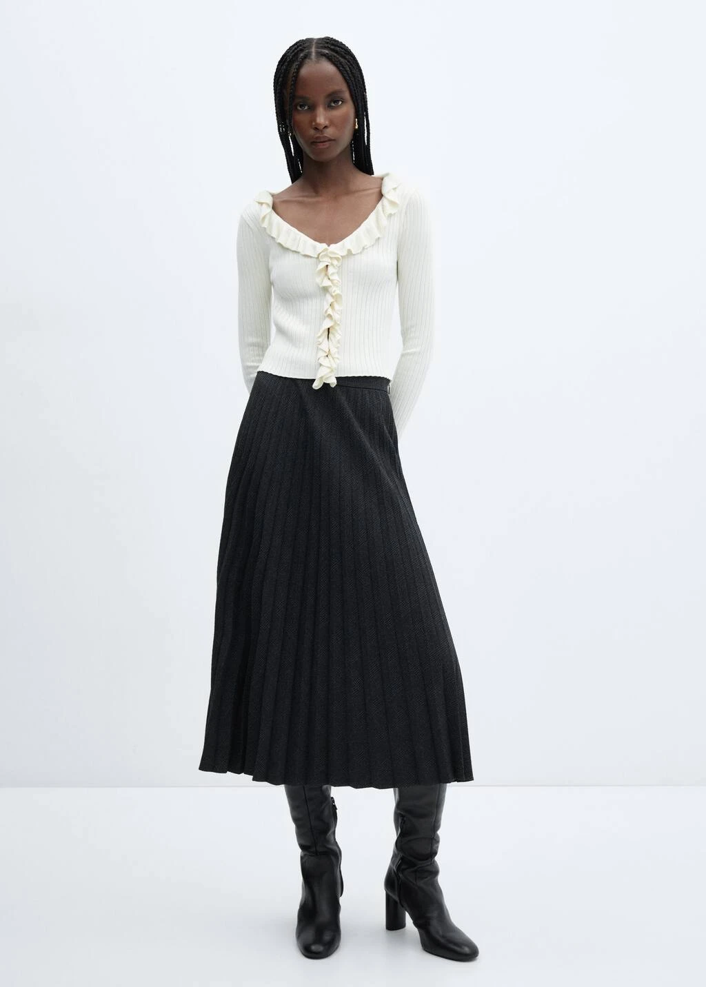 Jupe Plissée à Carreaux – Image 2