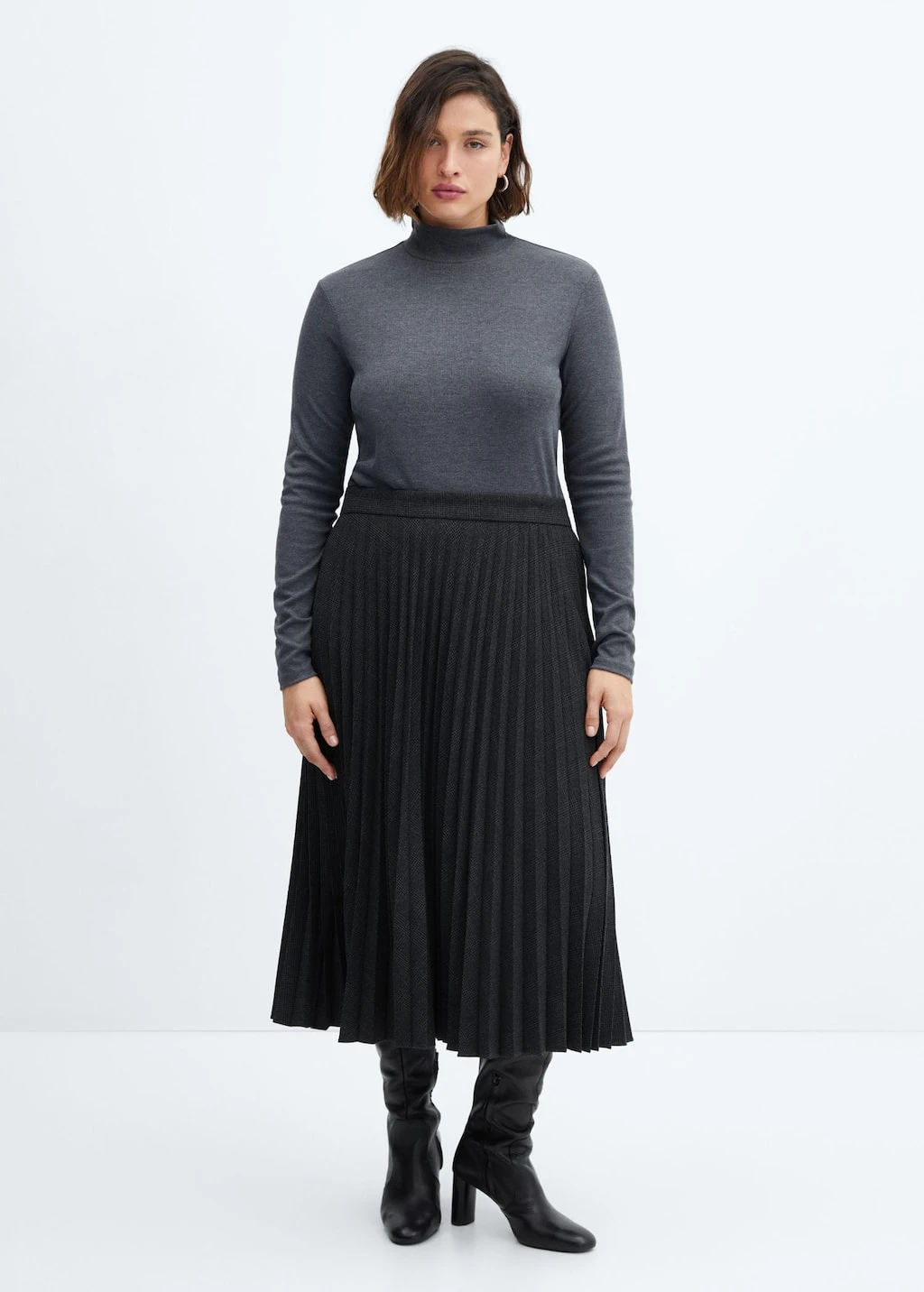 Jupe Plissée à Carreaux – Image 6