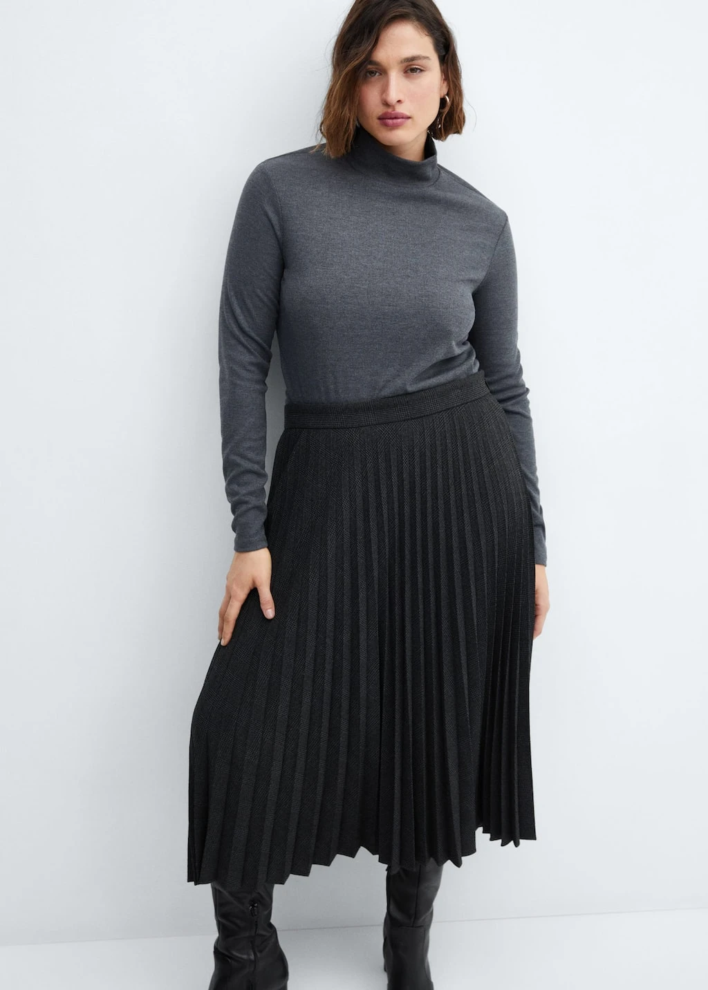 Jupe Plissée à Carreaux – Image 7