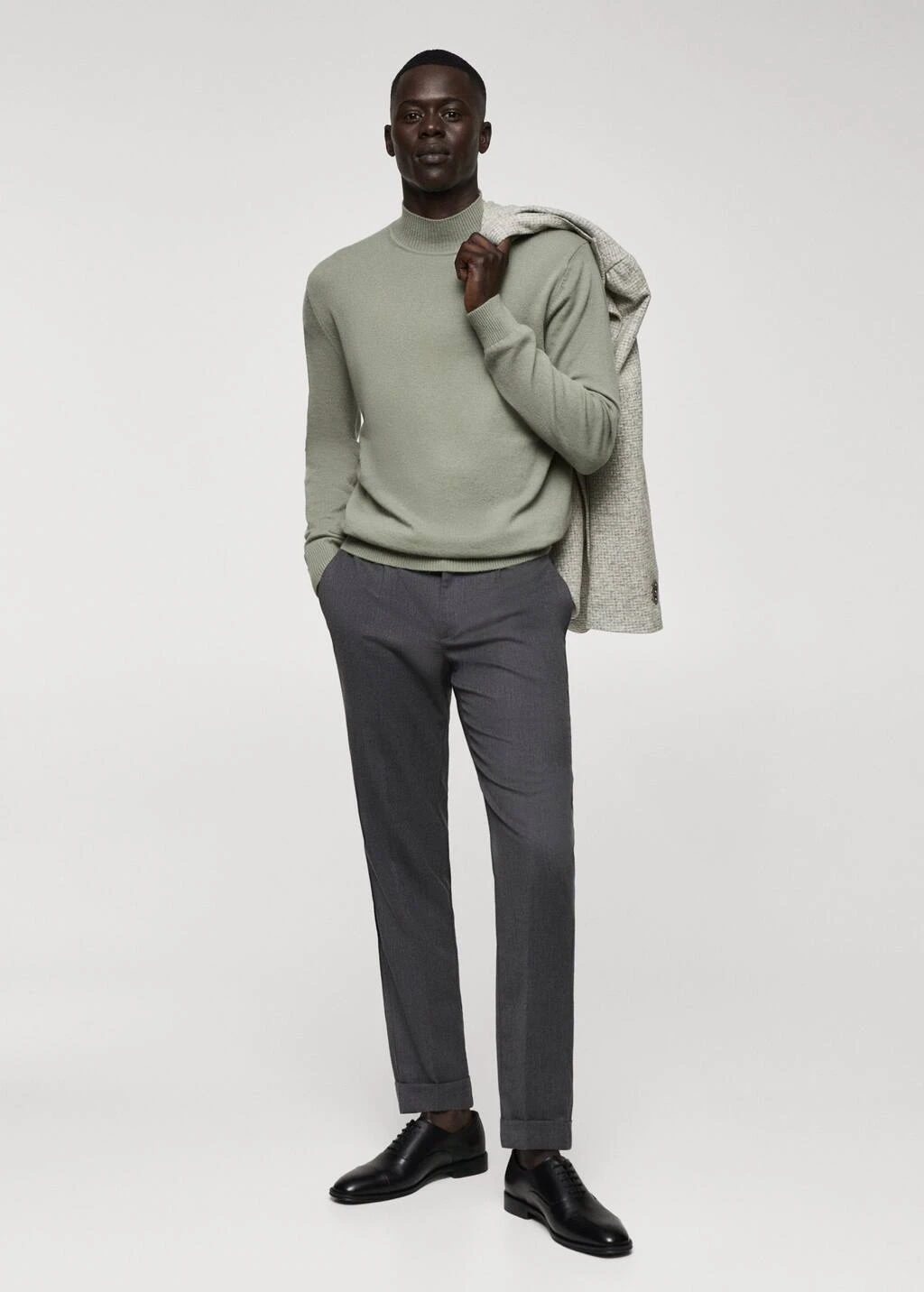 Pull-over Col Montant Laine Cachemire – Image 2