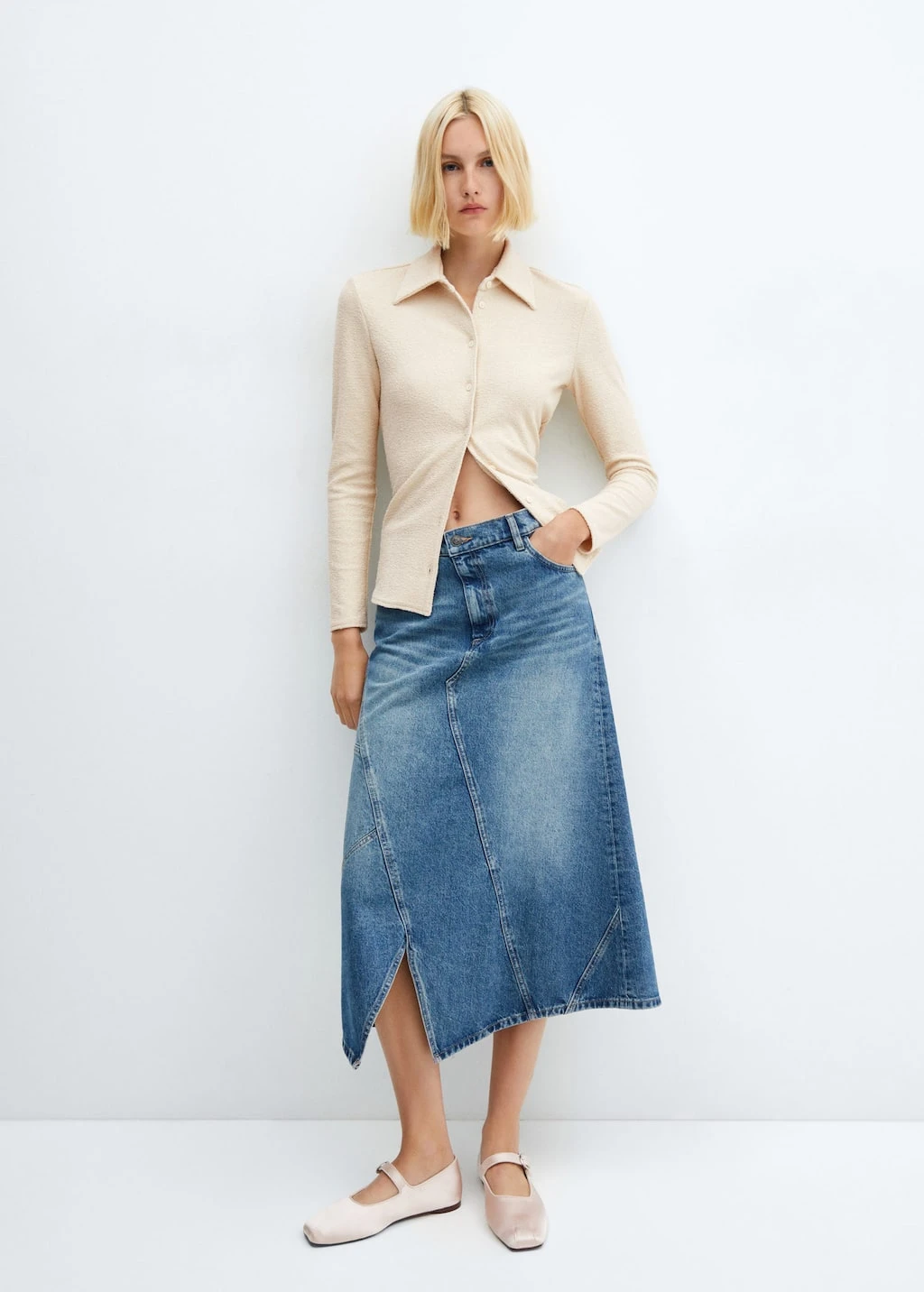 Chemise Maille Boutons â Image 6