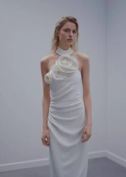 Robe Maxifleurs Fendue