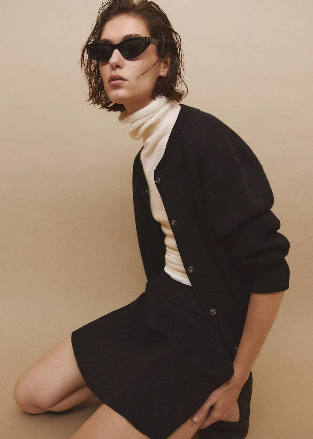 Minijupe Plissée Maille – Image 6