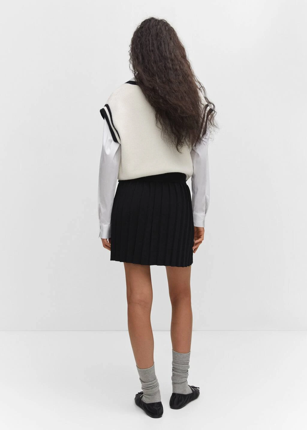 Minijupe Plissée Maille – Image 3