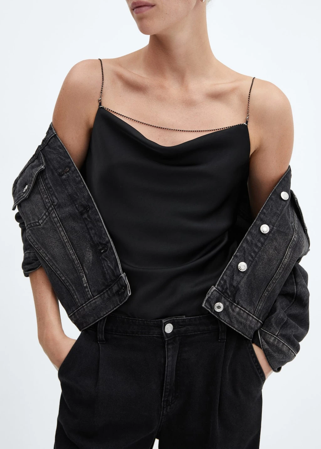 Top Satin Col BĂ©nitier â Image 6