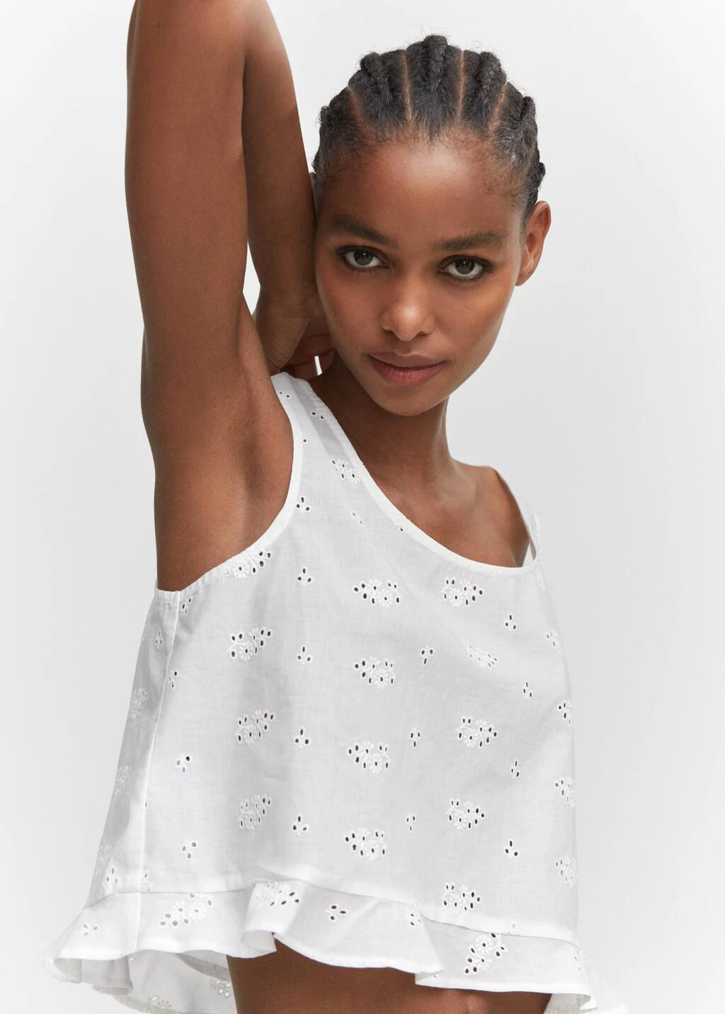 Top Pyjama Détails Ajourés