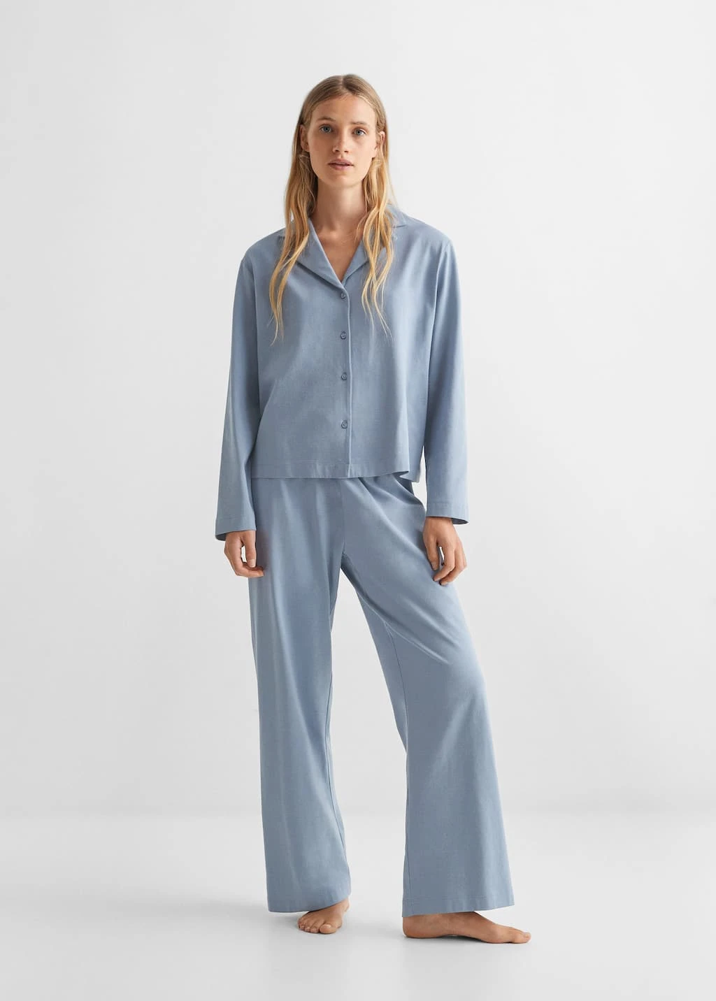Pyjama Long En Coton – Image 2