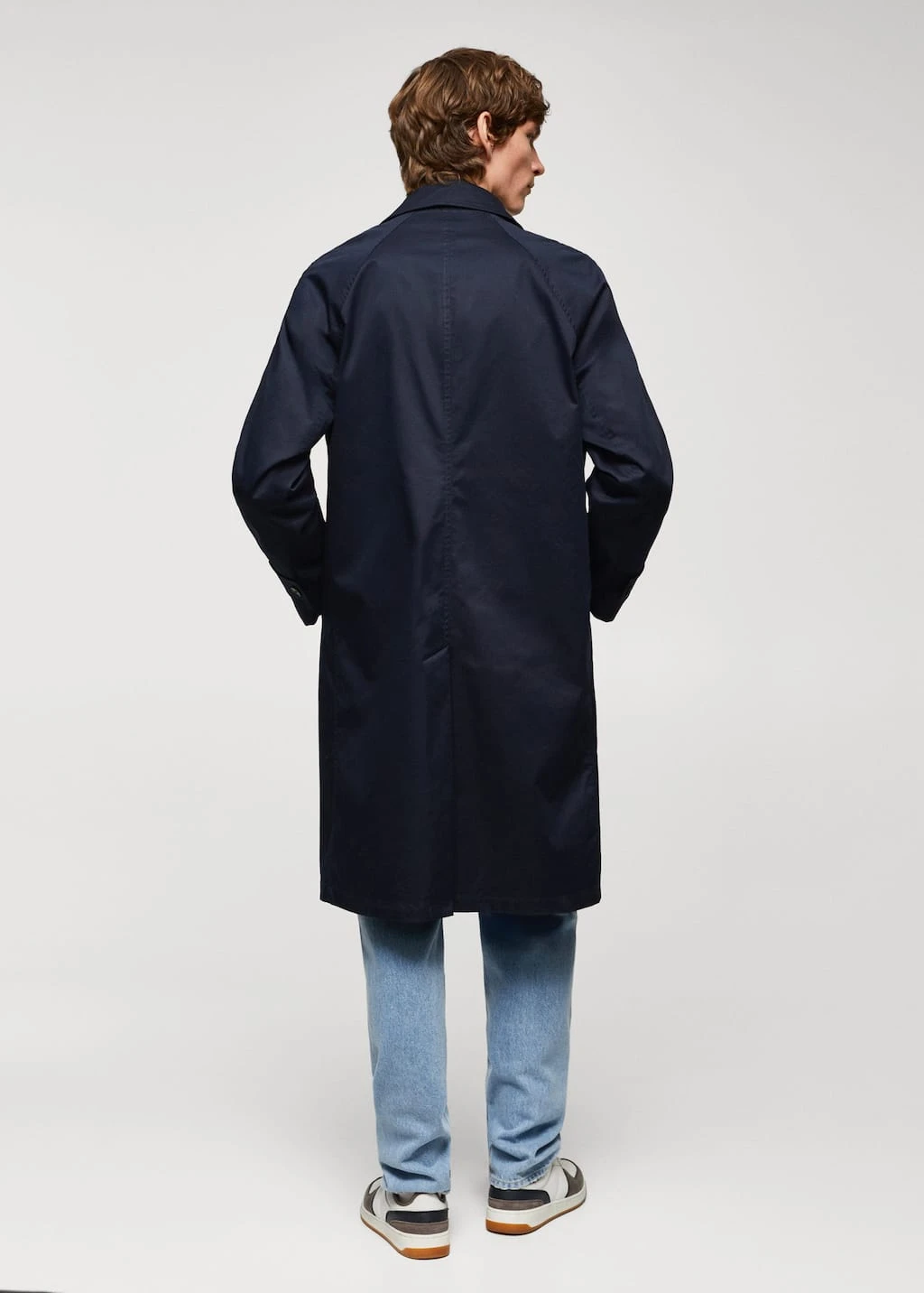 Trench Long Coton Relaxed-fit – Image 3