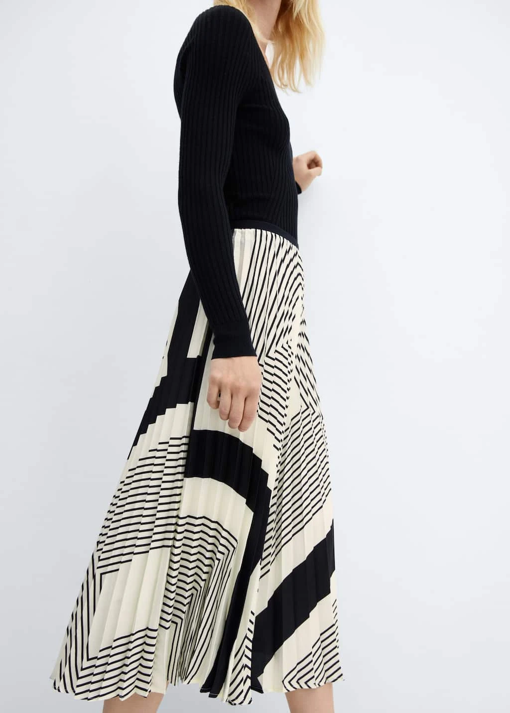 Jupe Plissée à Rayures – Image 8