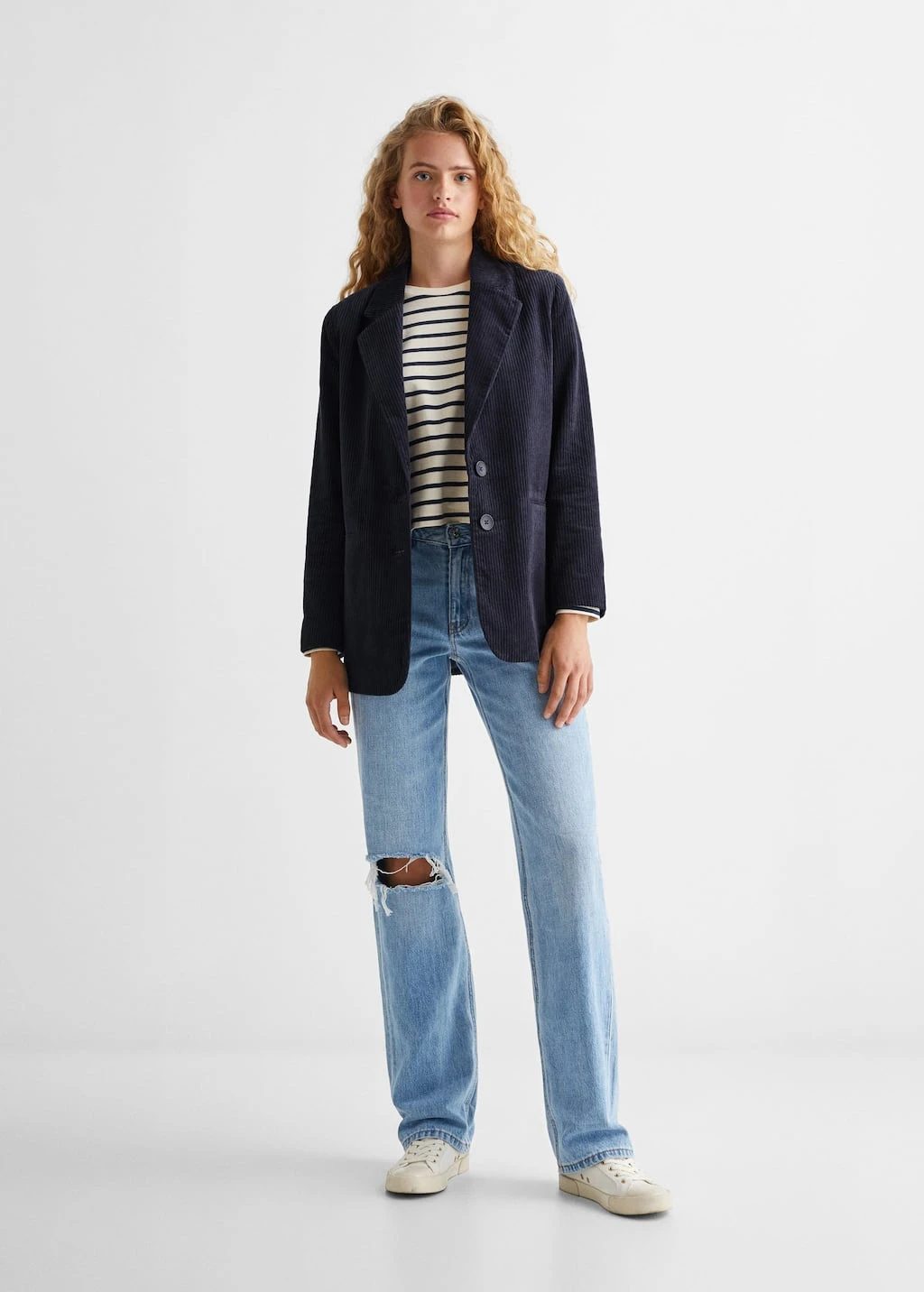 Veste Costume Velours Côtelé – Image 2