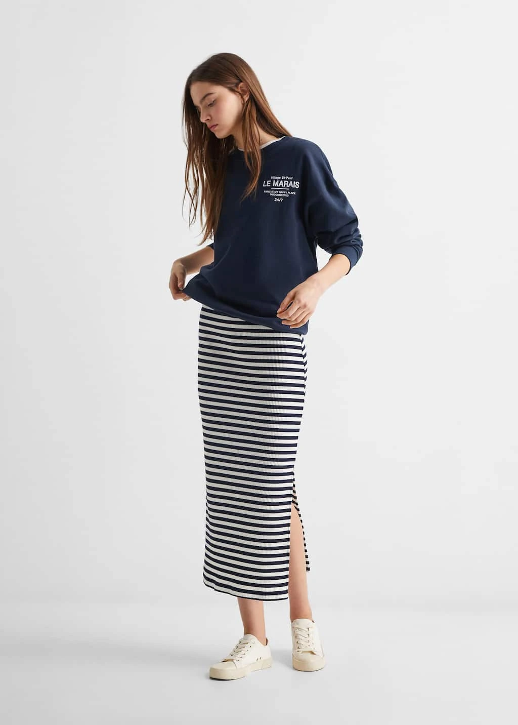 Jupe Longue Rayures – Image 2