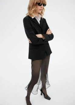 Jupe Midi Transparente