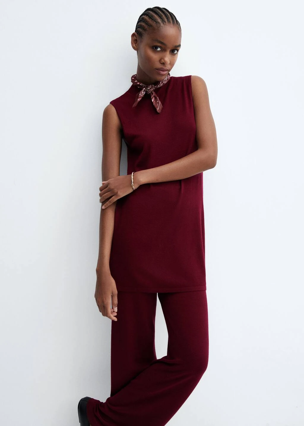 Pantalon Wideleg Maille Fine â Image 12