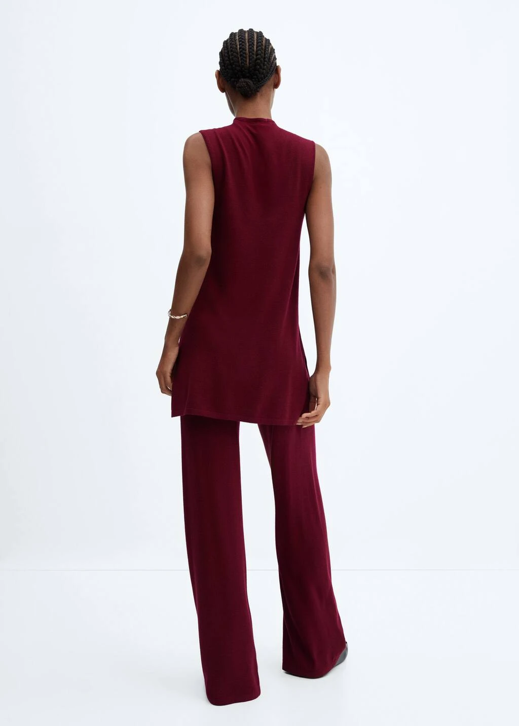 Pantalon Wideleg Maille Fine â Image 10