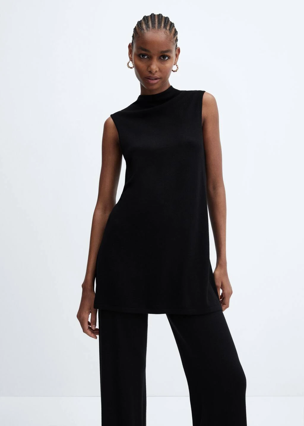 Pantalon Wideleg Maille Fine â Image 4