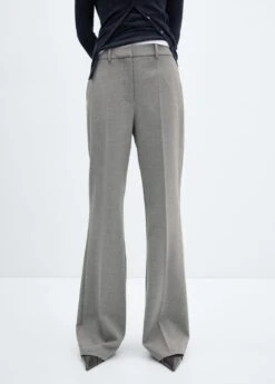 Pantalon Chiné Wideleg