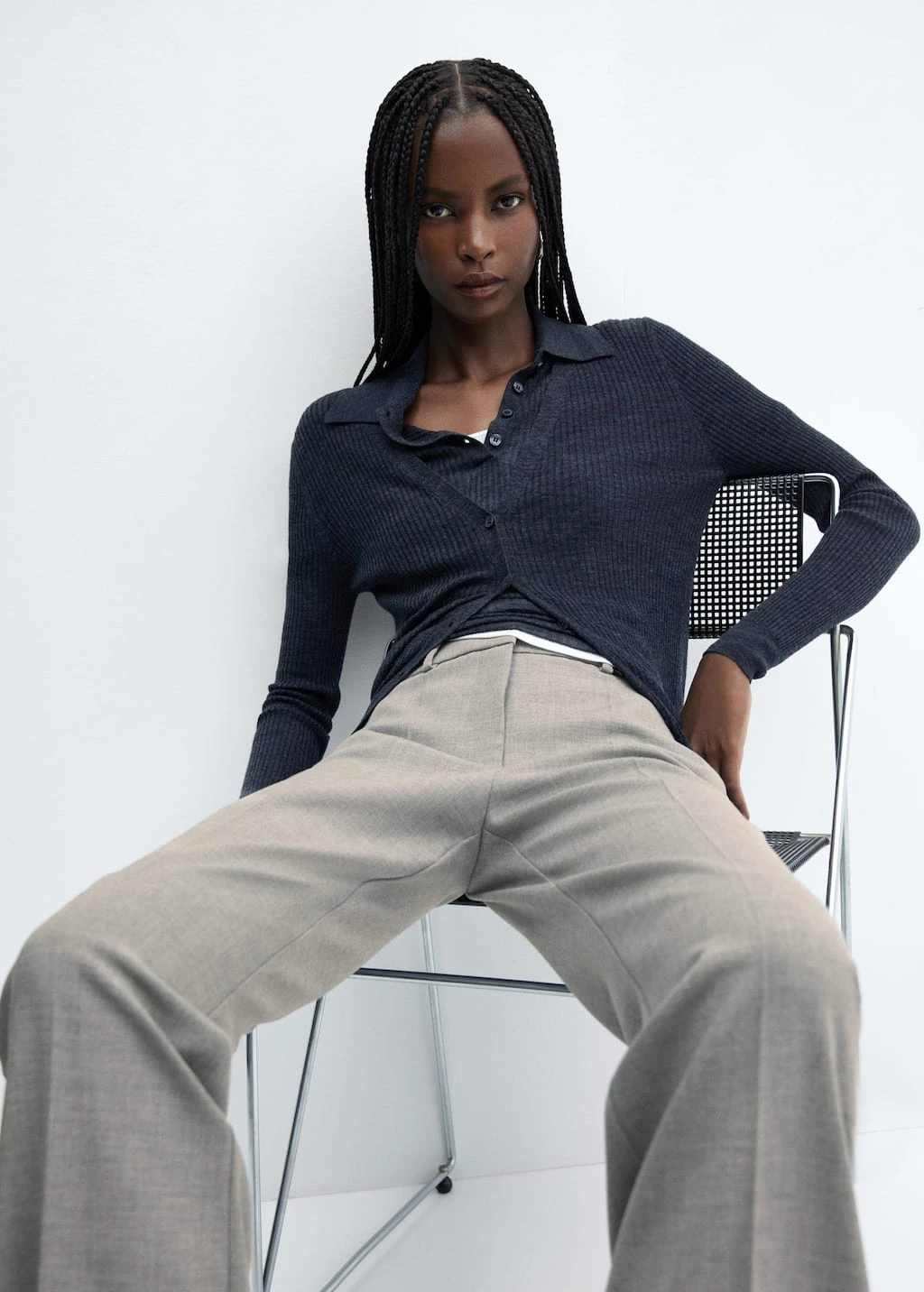 Pantalon ChinĂ© Wideleg â Image 5