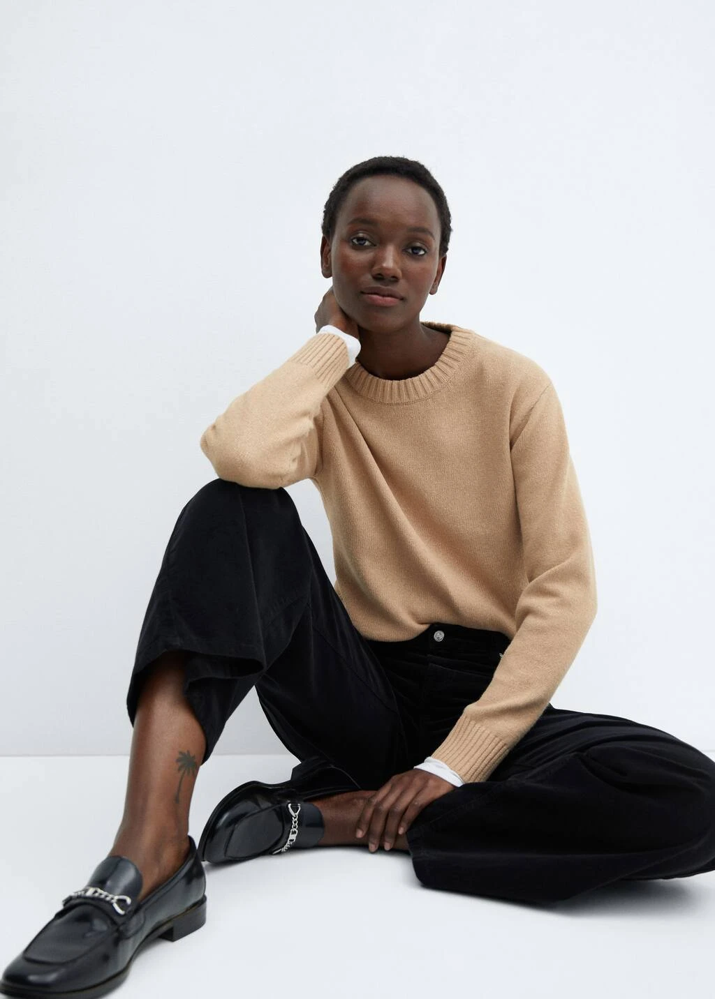 Pantalon Velours Côtelé Taille Normale – Image 5