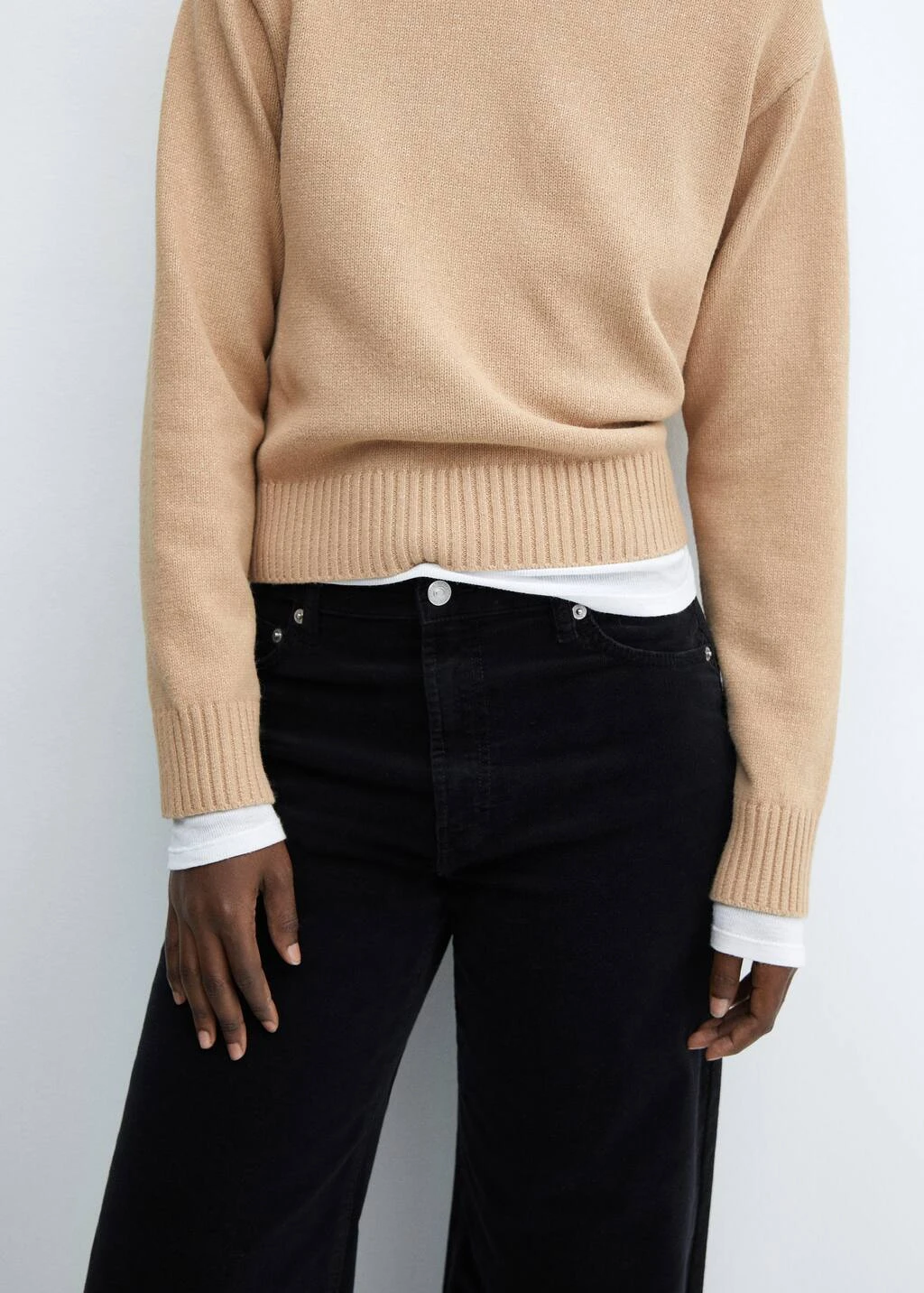 Pantalon Velours Côtelé Taille Normale – Image 6