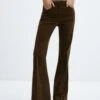 Pantalon Costume Velours Ras