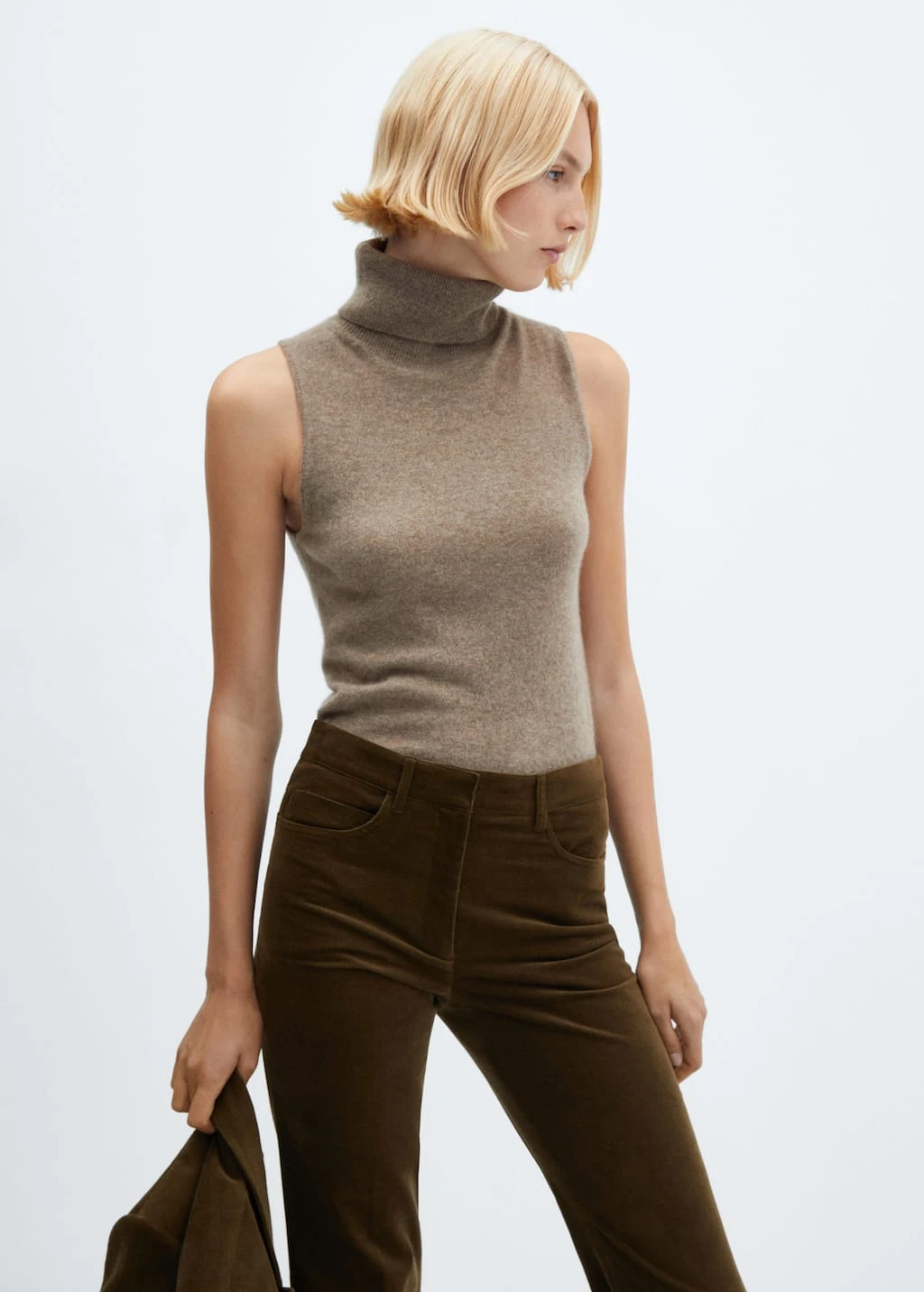 Pantalon Costume Velours Ras â Image 4