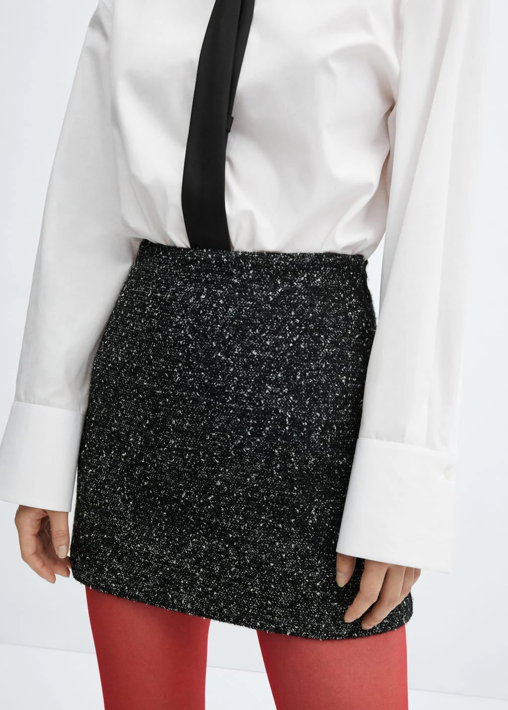 Jupe Tweed Chinée – Image 5