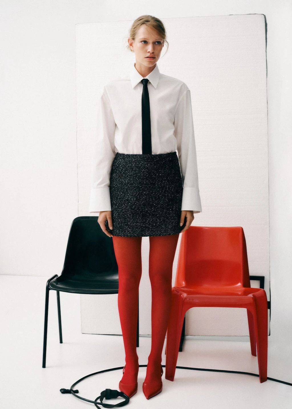 Jupe Tweed Chinée – Image 8